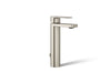 KOHLER K-23475-4N Parallel Tall single-handle bathroom sink faucet, 0.5 gpm, vibrant brushed nickel