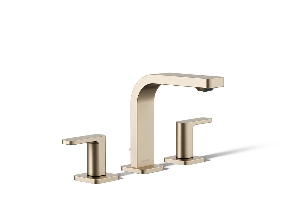KOHLER K-23484-4 Parallel Widespread bathroom sink faucet, 1.2 gpm