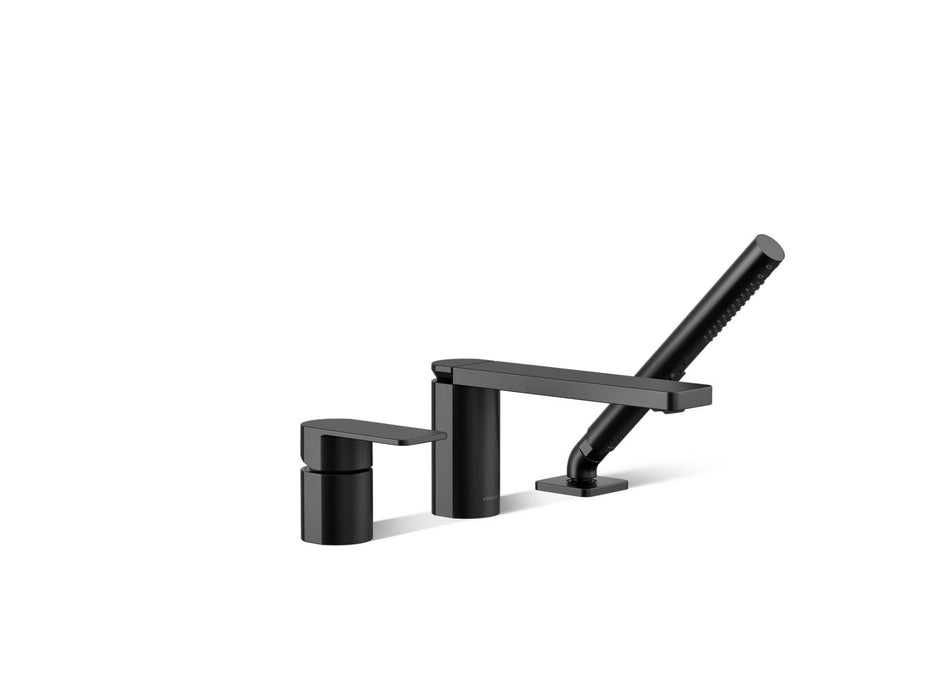 KOHLER K-23488-4 Parallel Deck-mount bath faucet with handshower