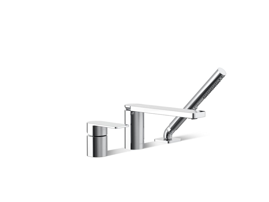 KOHLER K-23488-4 Parallel Deck-mount bath faucet with handshower