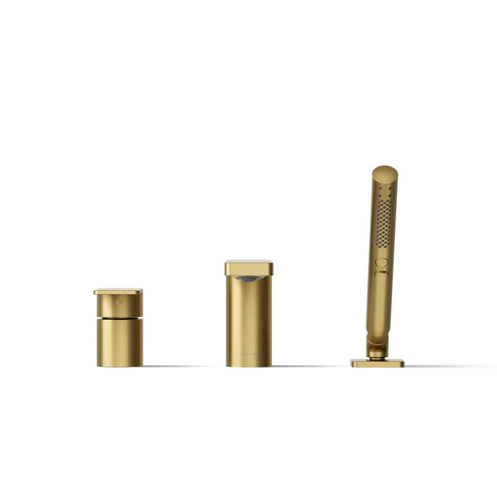 KOHLER K-23488-4 Parallel Deck-mount bath faucet with handshower