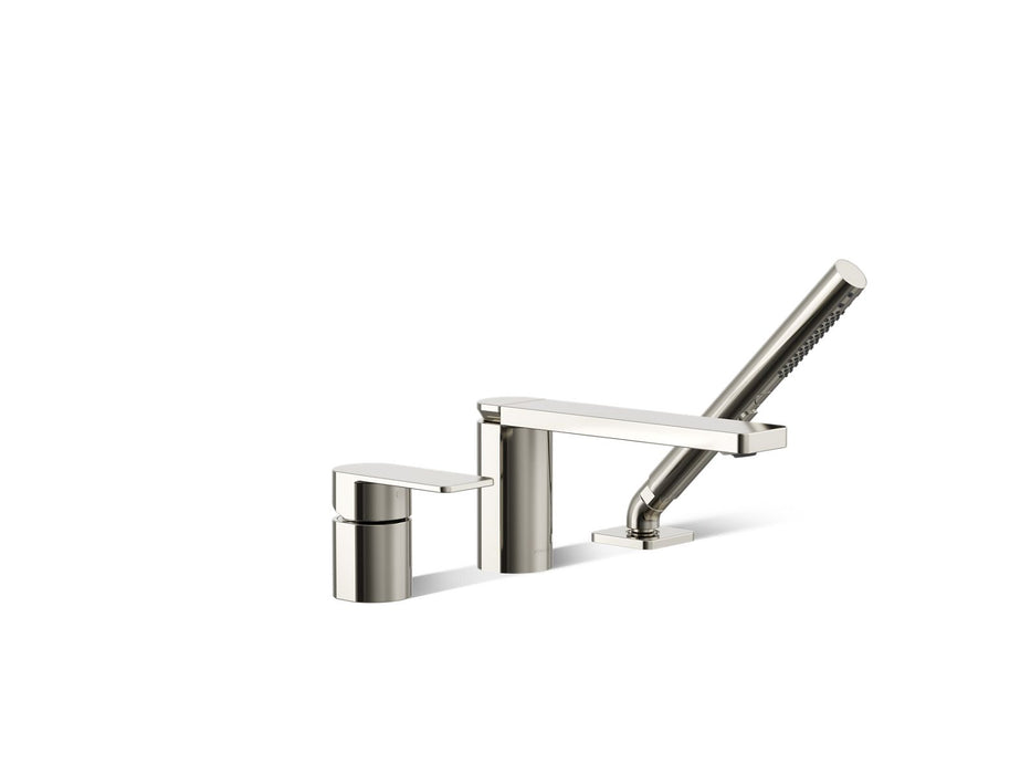 KOHLER K-23488-4 Parallel Deck-mount bath faucet with handshower