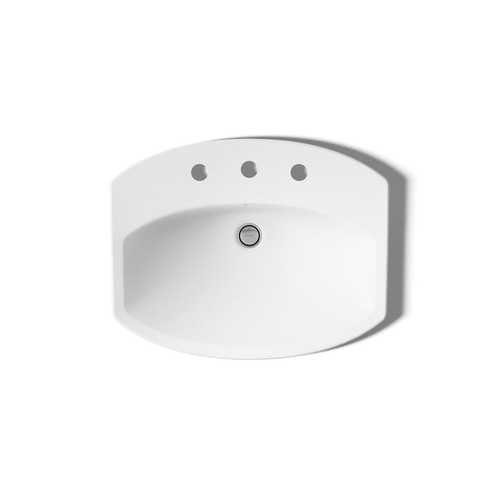 KOHLER K-2351-8 Cimarron 22-3/4" rectangle drop-in bathroom sink