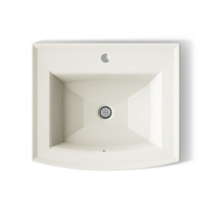 KOHLER K-2356-1 Archer 22-3/4" rectangular drop-in bathroom sink
