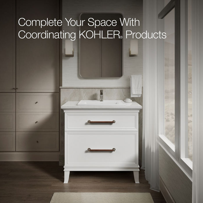 KOHLER K-2356-1 Archer 22-3/4" rectangular drop-in bathroom sink