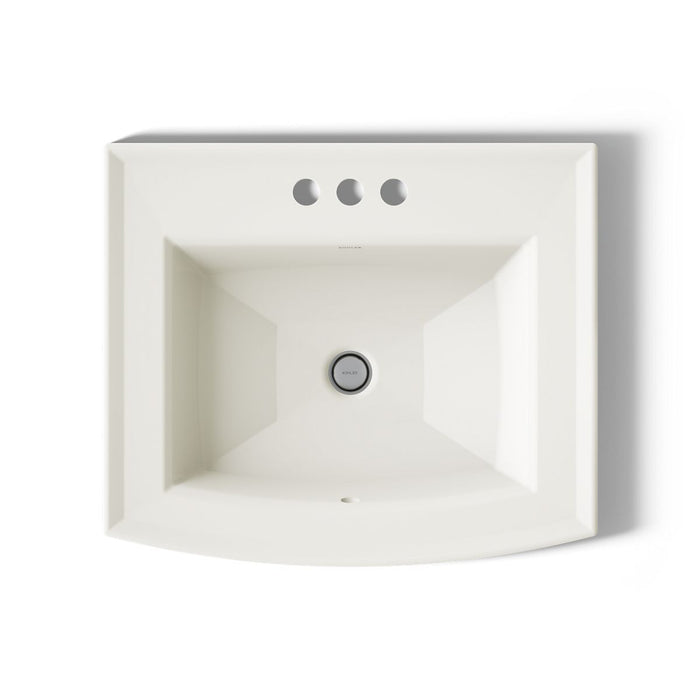 KOHLER K-2356-4 Archer 22-3/4" rectangular drop-in bathroom sink