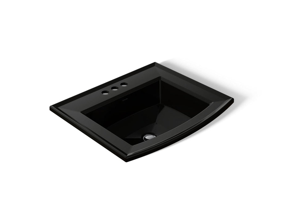 KOHLER K-2356-4 Archer 22-3/4" rectangular drop-in bathroom sink