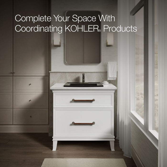 KOHLER K-2356-4 Archer 22-3/4" rectangular drop-in bathroom sink