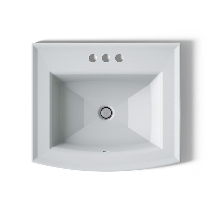 KOHLER K-2356-4 Archer 22-3/4" rectangular drop-in bathroom sink