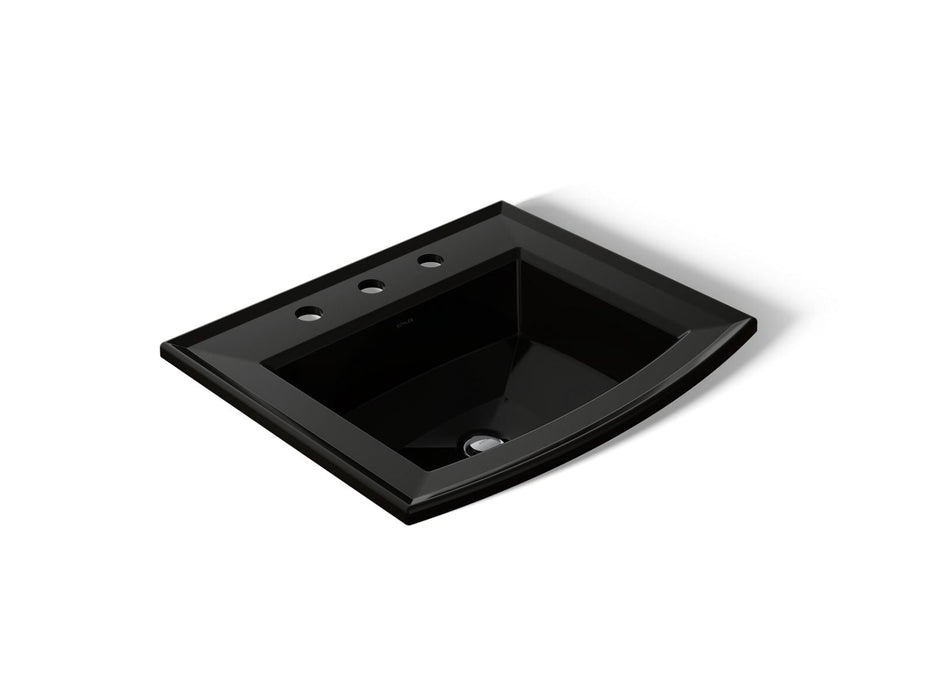 KOHLER K-2356-8 Archer 22-3/4" rectangular drop-in bathroom sink