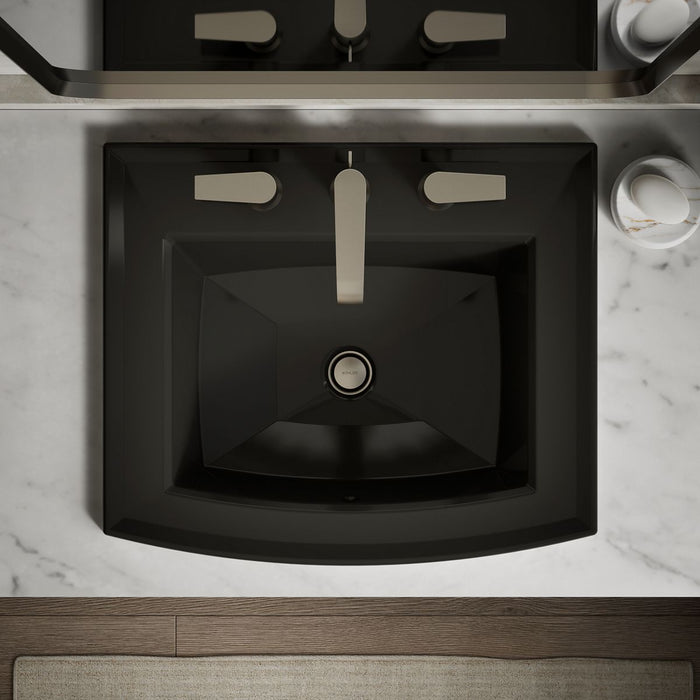 KOHLER K-2356-8 Archer 22-3/4" rectangular drop-in bathroom sink