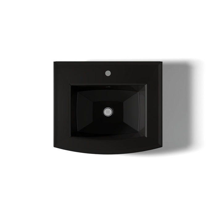 KOHLER K-2358-1 Archer 24" rectangular pedestal bathroom sink
