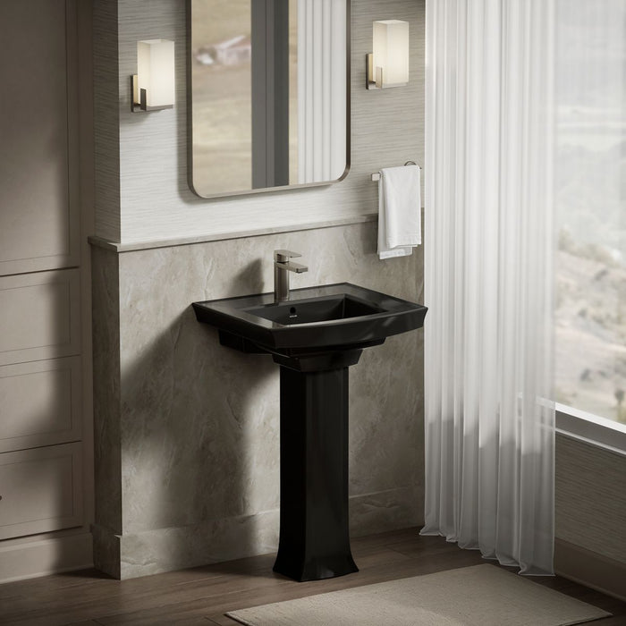 KOHLER K-2358-1 Archer 24" rectangular pedestal bathroom sink