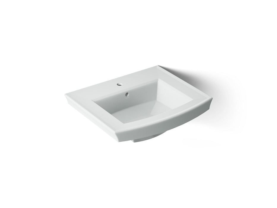 KOHLER K-2358-1 Archer 24" rectangular pedestal bathroom sink