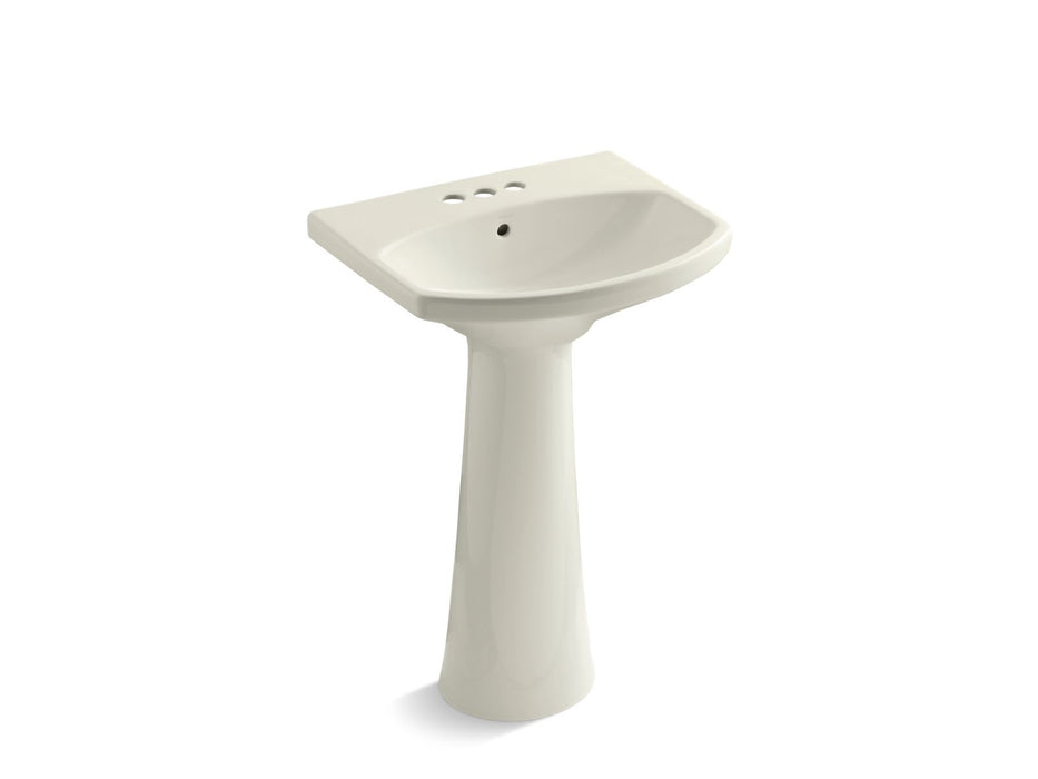 KOHLER K-2362-4 Cimarron 22-3/4" rectangular pedestal bathroom sink