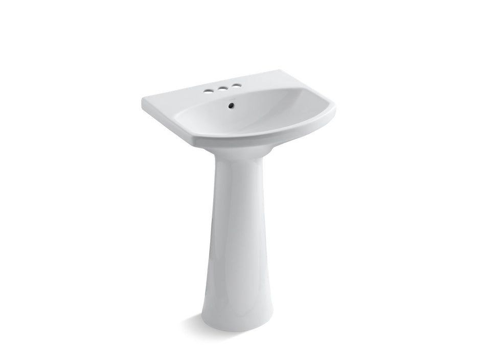 KOHLER K-2362-4 Cimarron 22-3/4" rectangular pedestal bathroom sink