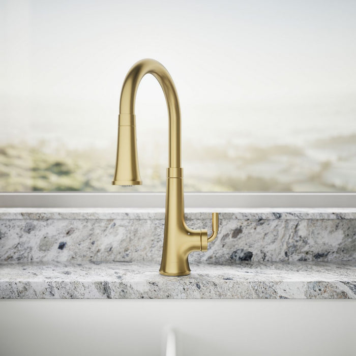 KOHLER K-23766 Tone Touchless pull-down kitchen sink faucet with three-function sprayhead