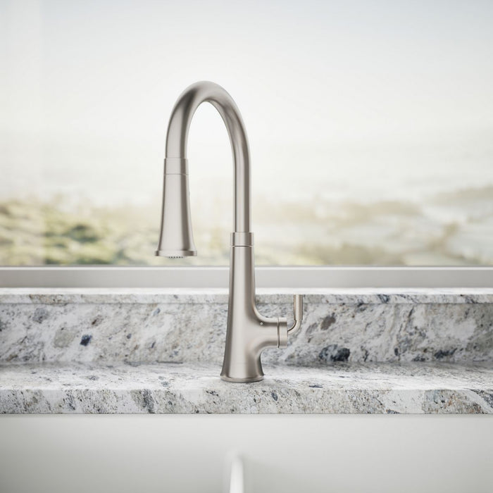 KOHLER K-23766 Tone Touchless pull-down kitchen sink faucet with three-function sprayhead