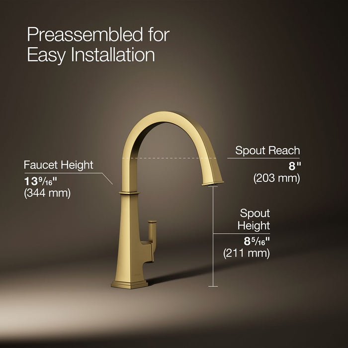 KOHLER K-23833 Riff Single-handle bar sink faucet