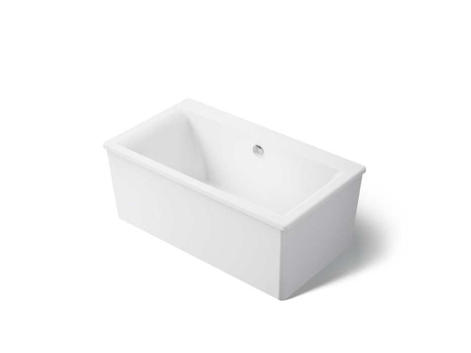 KOHLER K-24010-0 K-24010 Stargaze 60" x 34" Freestanding Bath with Straight Shroud