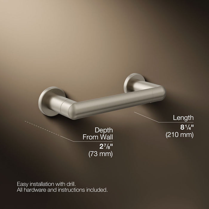 KOHLER K-24546 Kumin Toilet paper holder, vibrant brushed nickel - view 5