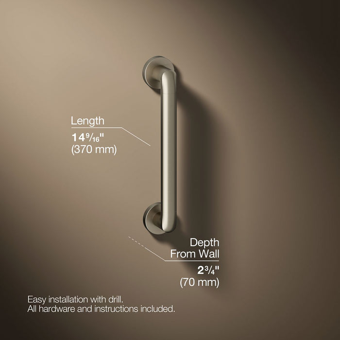 3/4 view of product with dimensions