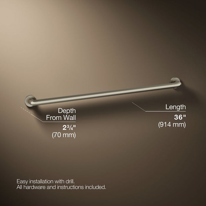 3/4 view of product with dimensions
