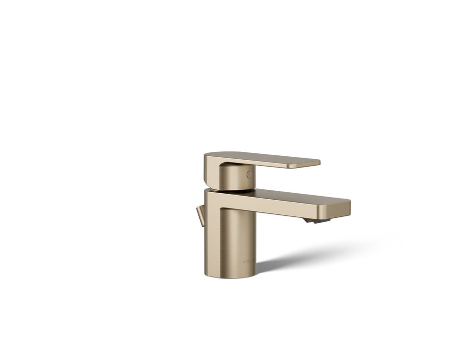 KOHLER K-24804-4 Parallel Low single-handle bathroom sink faucet, 1.2 gpm