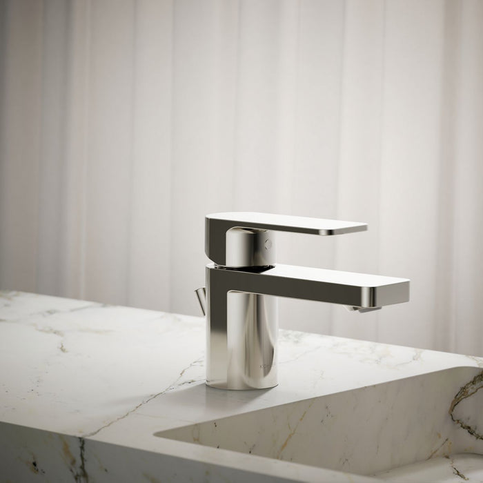 KOHLER K-24804-4K Parallel Low single-handle bathroom sink faucet, 1.0 gpm
