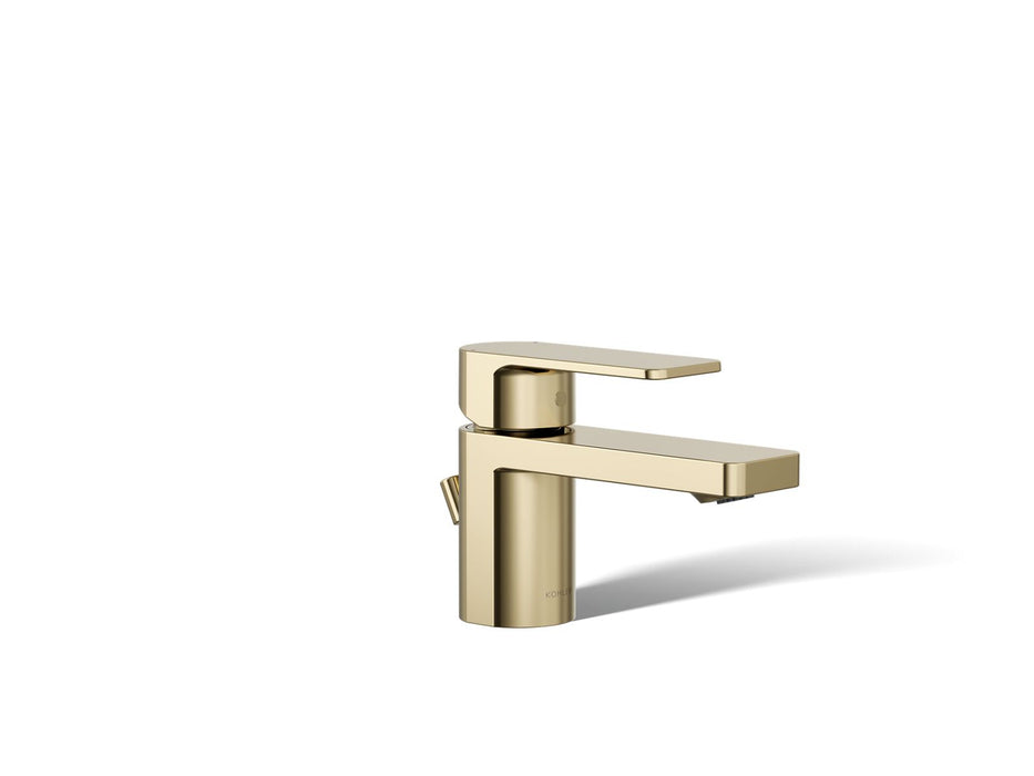 KOHLER K-24804-4N Parallel Low single-handle bathroom sink faucet, 0.5 gpm
