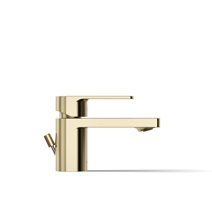 KOHLER K-24804-4N Parallel Low single-handle bathroom sink faucet, 0.5 gpm