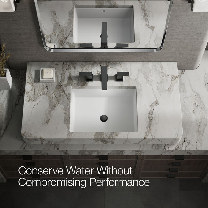KOHLER K-24857-4 Honesty Widespread bathroom sink faucet, 0.5 gpm