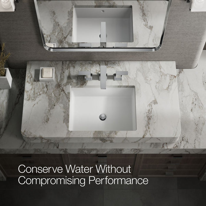 KOHLER K-24857-4 Honesty Widespread bathroom sink faucet, 0.5 gpm