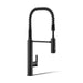 KOHLER K-24982 Purist Semi-professional kitchen sink faucet with three-function sprayhead, matte black - view 4