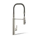 KOHLER K-24982 Purist Semi-professional kitchen sink faucet with three-function sprayhead, vibrant polished nickel - view 4