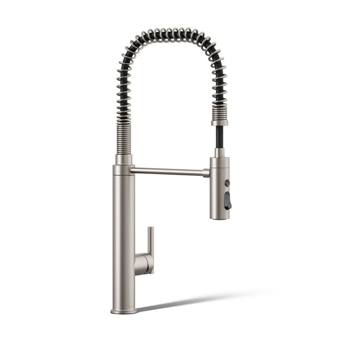 KOHLER K-24982 Purist Semi-professional kitchen sink faucet with three-function sprayhead