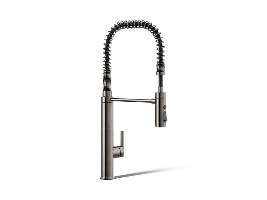 KOHLER K-24982 Purist Semi-professional kitchen sink faucet with three-function sprayhead