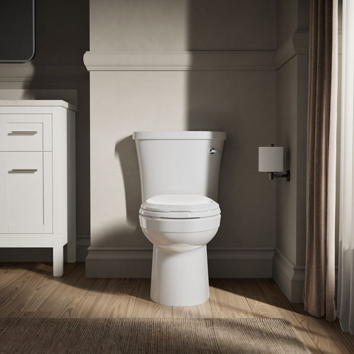 KOHLER K-25087-SSTR Kingston Two-piece elongated toilet, 1.28 gpf