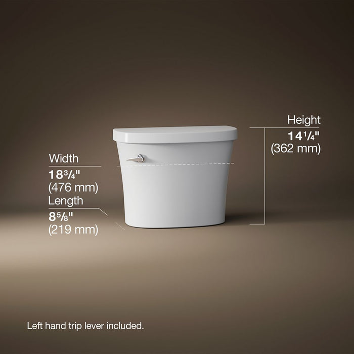KOHLER K-25100-0 K-25100 Kingston Toilet Tank, 1.28 GPF