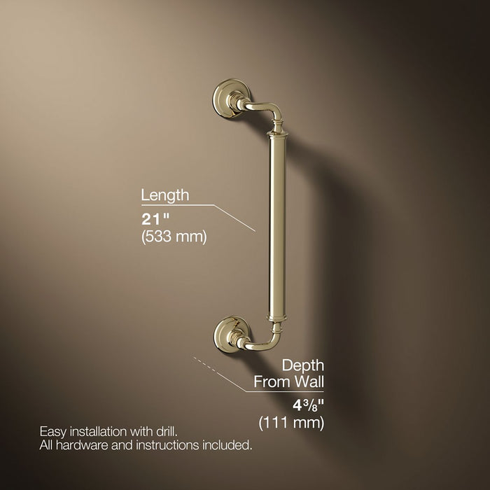 3/4 view of product with dimensions