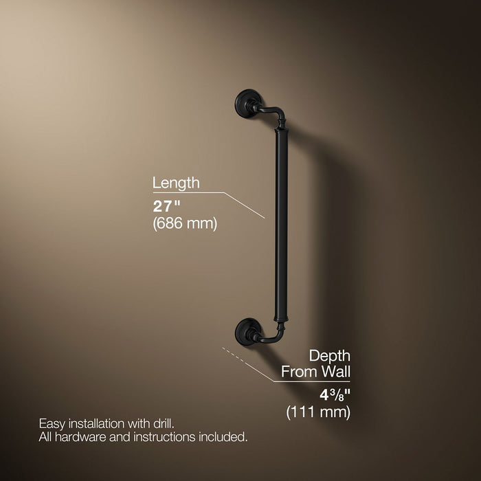 3/4 view of product with dimensions