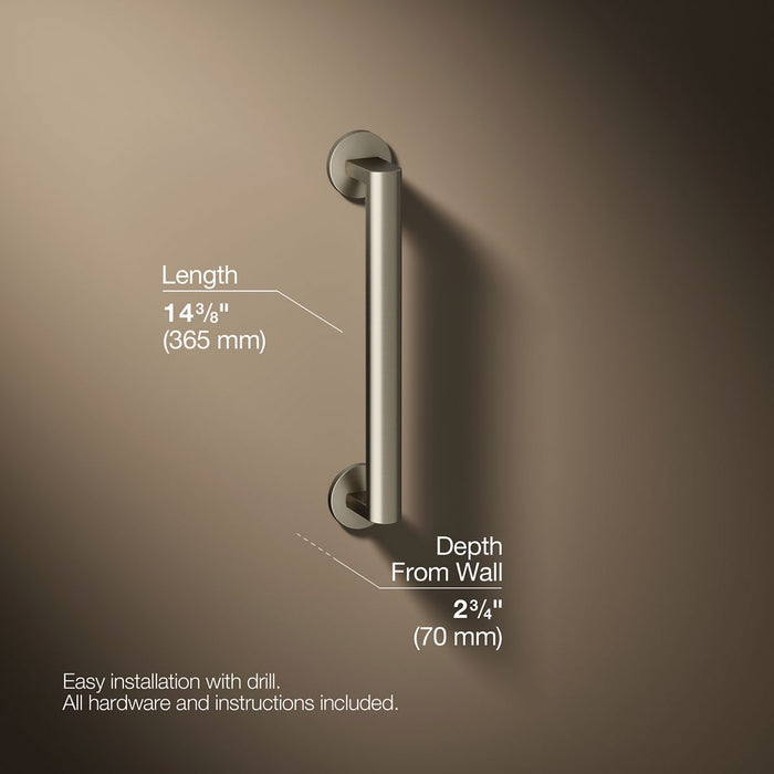 3/4 view of product with dimensions