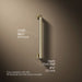 3/4 view of product with dimensions