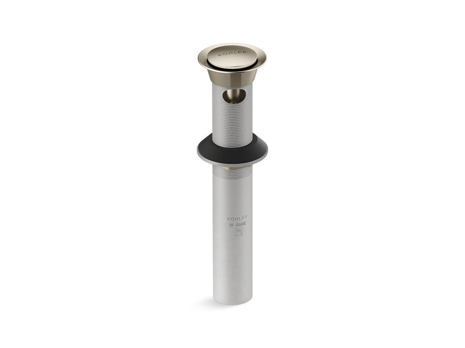 Kohler Clicker drain with overflow