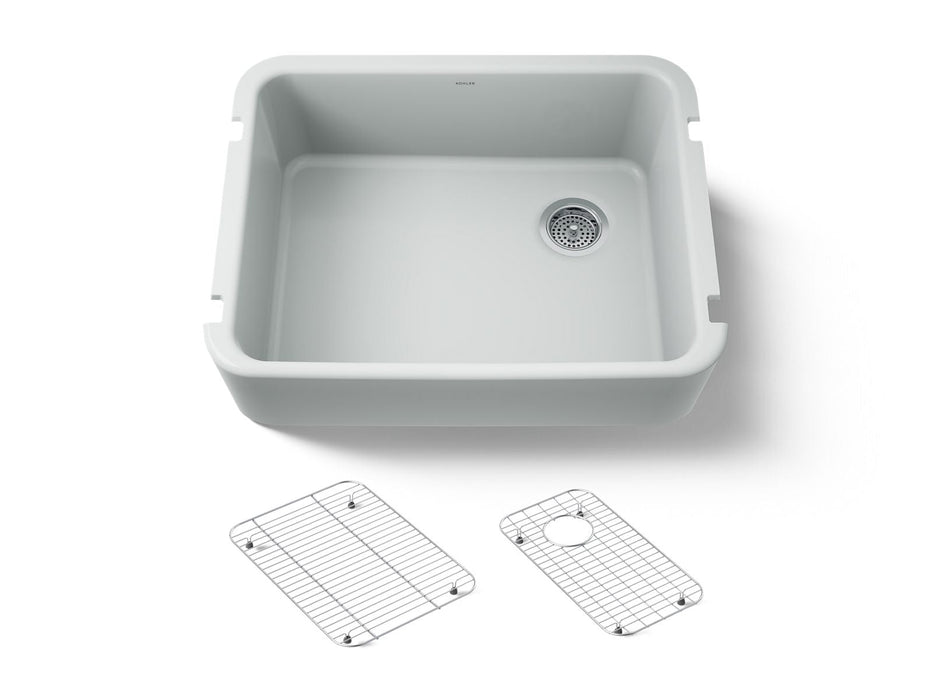 KOHLER K-25766 Ironridge 28" undermount single-bowl farmhouse kitchen sink