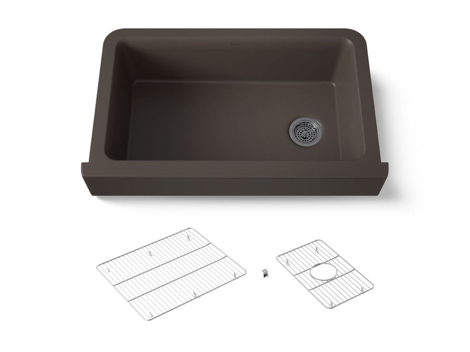 KOHLER K-25784 Cairn Undermount single-bowl farmhouse kitchen sink