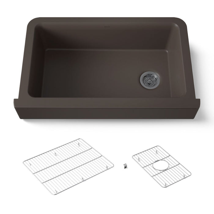 KOHLER K-25784 Cairn Undermount single-bowl farmhouse kitchen sink