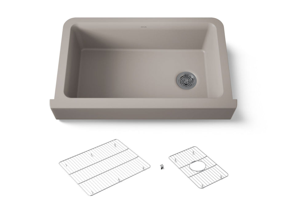 KOHLER K-25784 Cairn Undermount single-bowl farmhouse kitchen sink