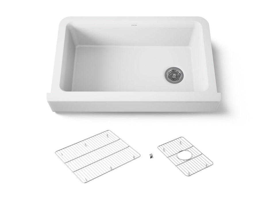 KOHLER K-25784 Cairn Undermount single-bowl farmhouse kitchen sink