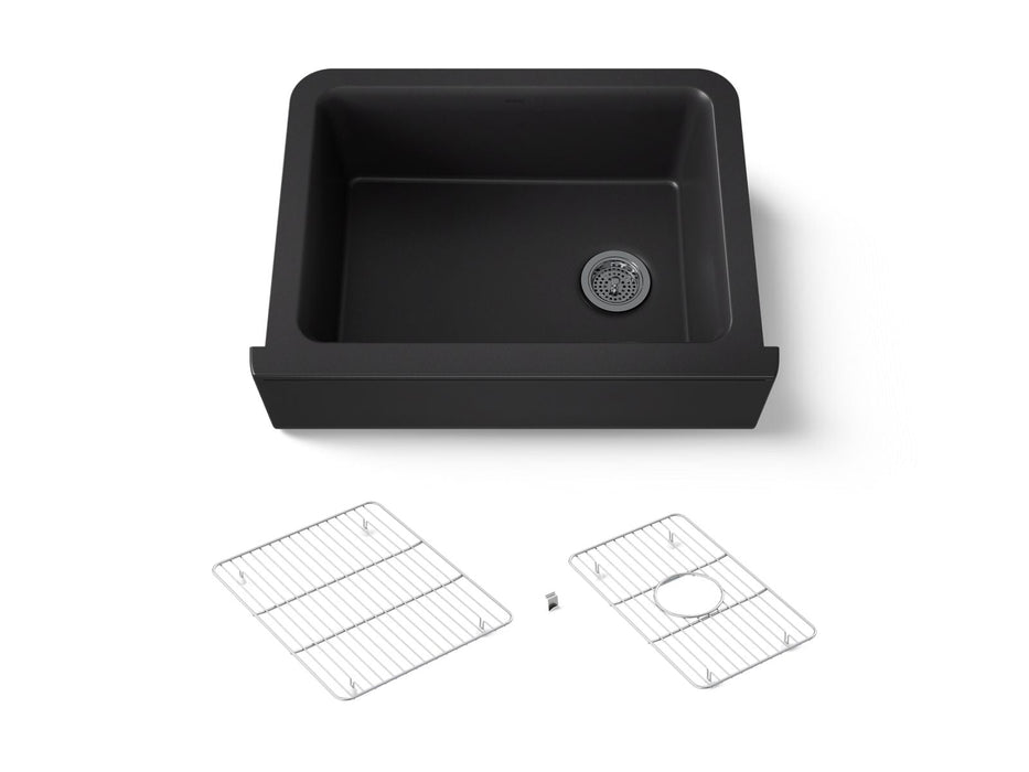 KOHLER K-25787 Cairn 29-11/16" undermount single-bowl farmhouse kitchen sink